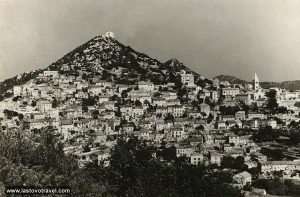 Panorama of Lastovo village from 1959